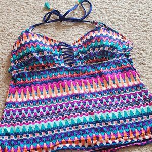 NWT Women's Apt. 9® Tankini Top multicolor